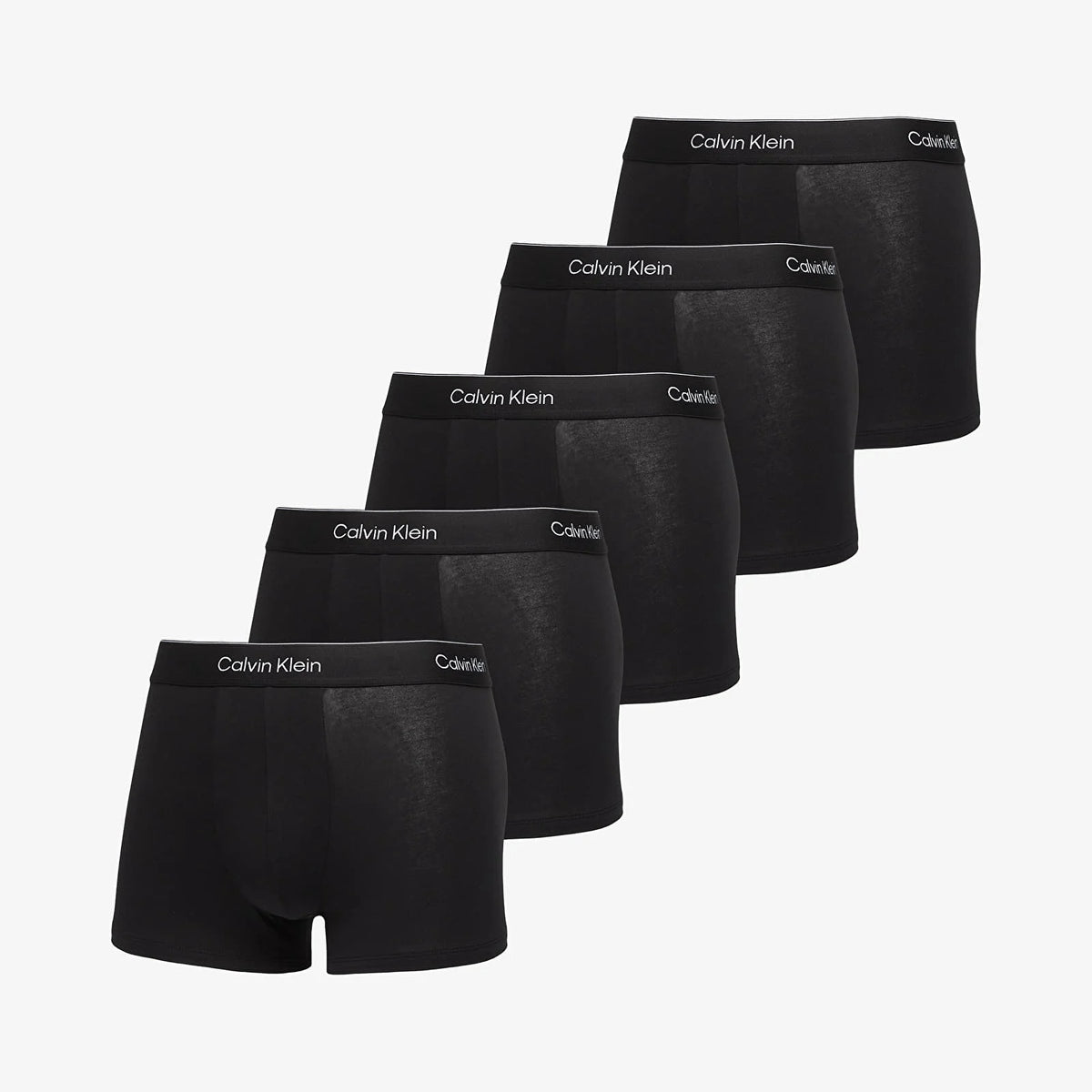 Calvin Klein Men's Pack ICON Cotton Stretch Trunk Black