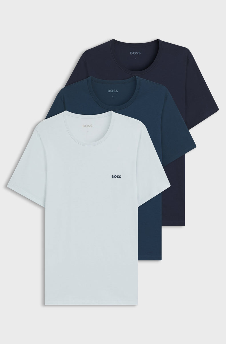 Hugo Boss BOSS classic 3-pack O-hals zwart