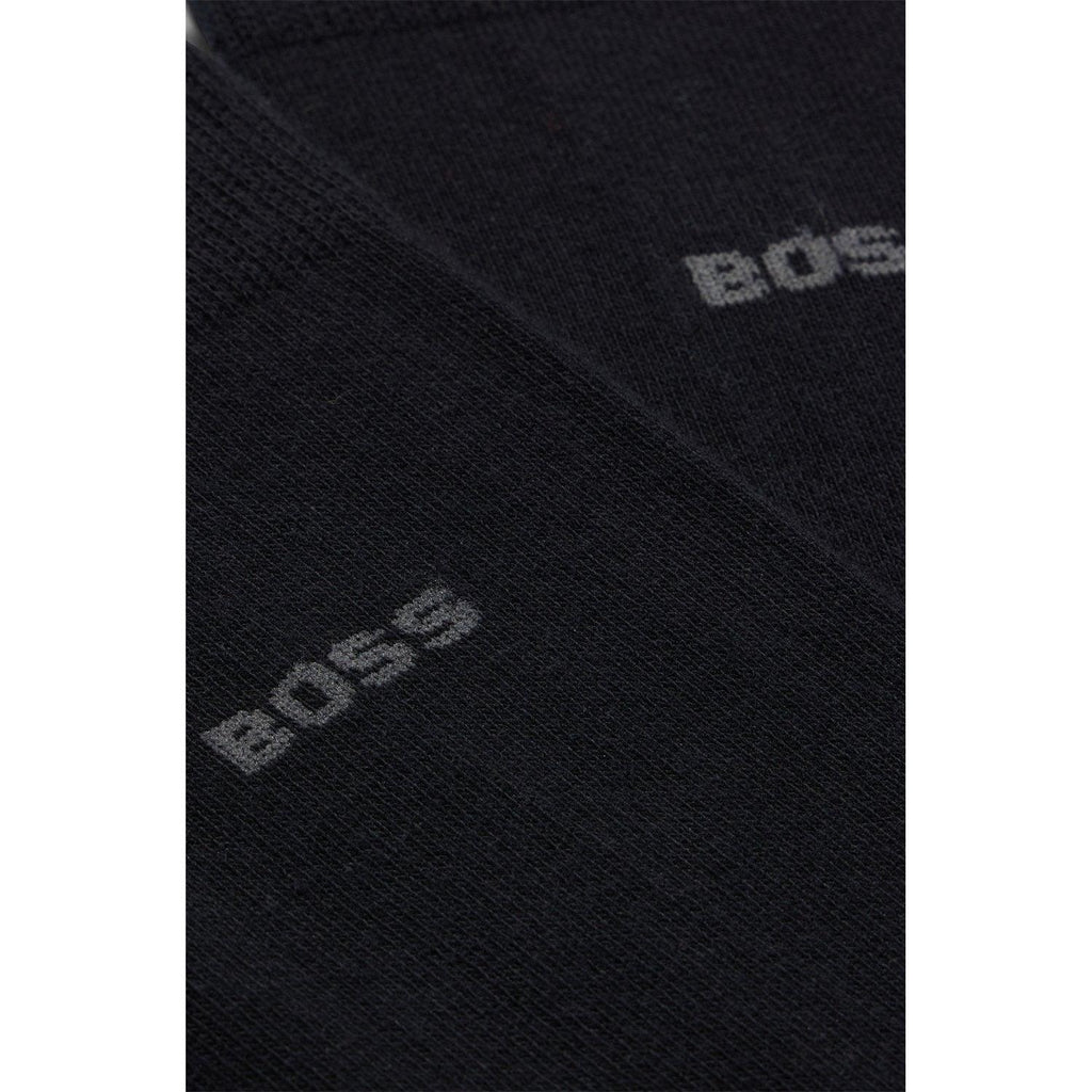 BOSS 5 Pack Qualty Cotton Blend Socks - Black - Utility Bear