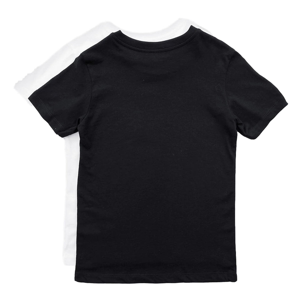 Calvin Klein Boys 2 Pack Modern Cotton Short Sleeve T-Shirt - Black/ White - Utility Bear