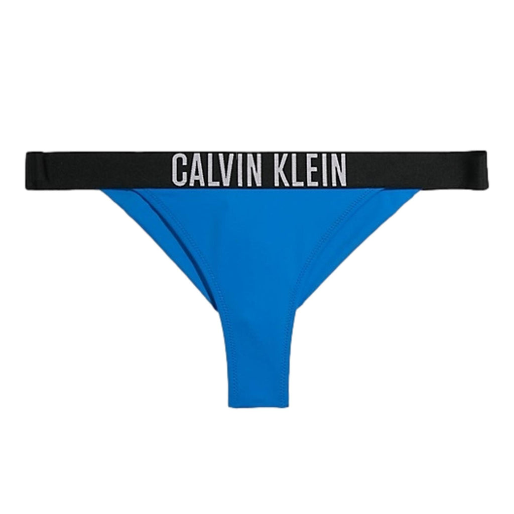 Calvin Klein Intense Power Brazilian Bikini Swim Bottom - Dynamic Blue - Utility Bear