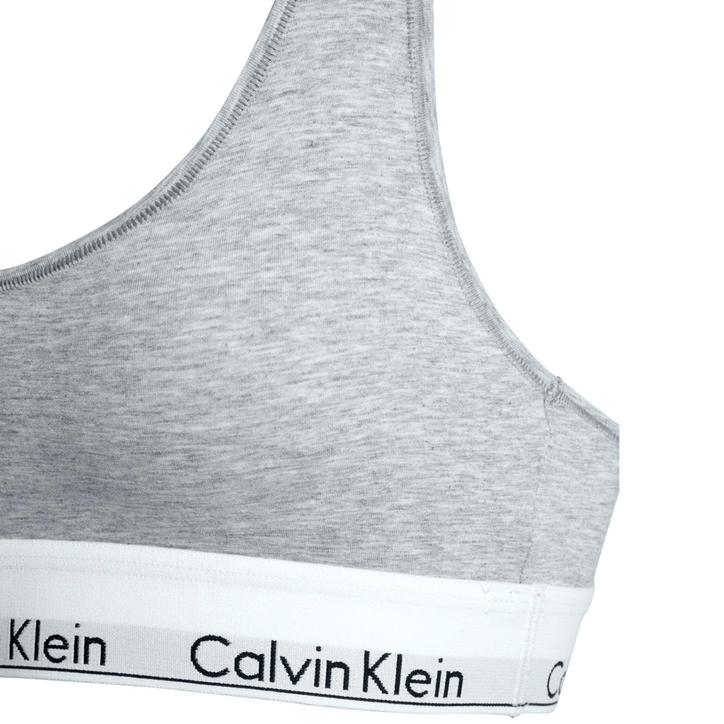 Calvin Klein Modern Cotton Bralette - Grey - Utility Bear