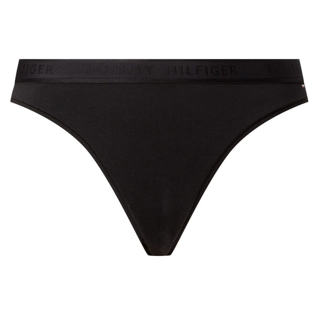 Tommy Hilfiger Curve Seacell Thong - Black - Utility Bear