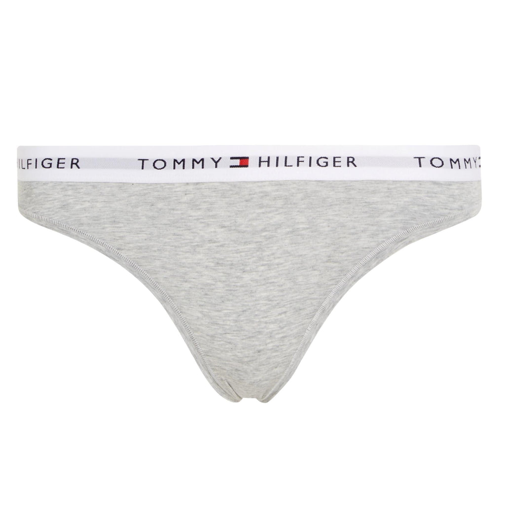 Tommy Hilfiger Icon Logo Waistband Bikini - Light Grey Heather - Utility Bear