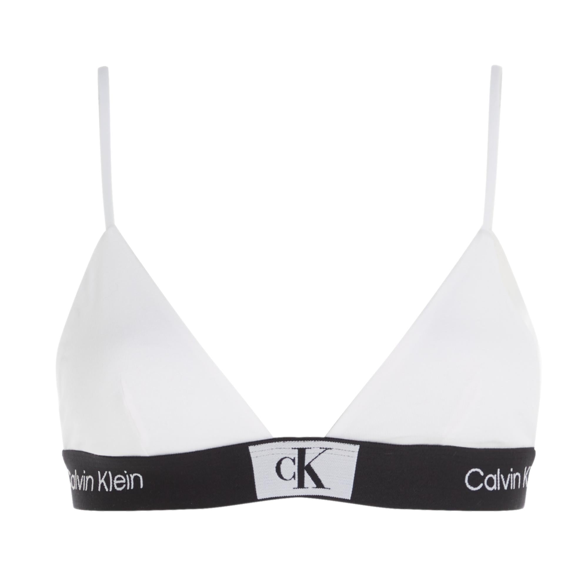 Calvin Klein - The Calvin Klein 1996 Unlined Triangle Bralette and Bikini.  Amplified classics. 90s-inspired design. Shop now