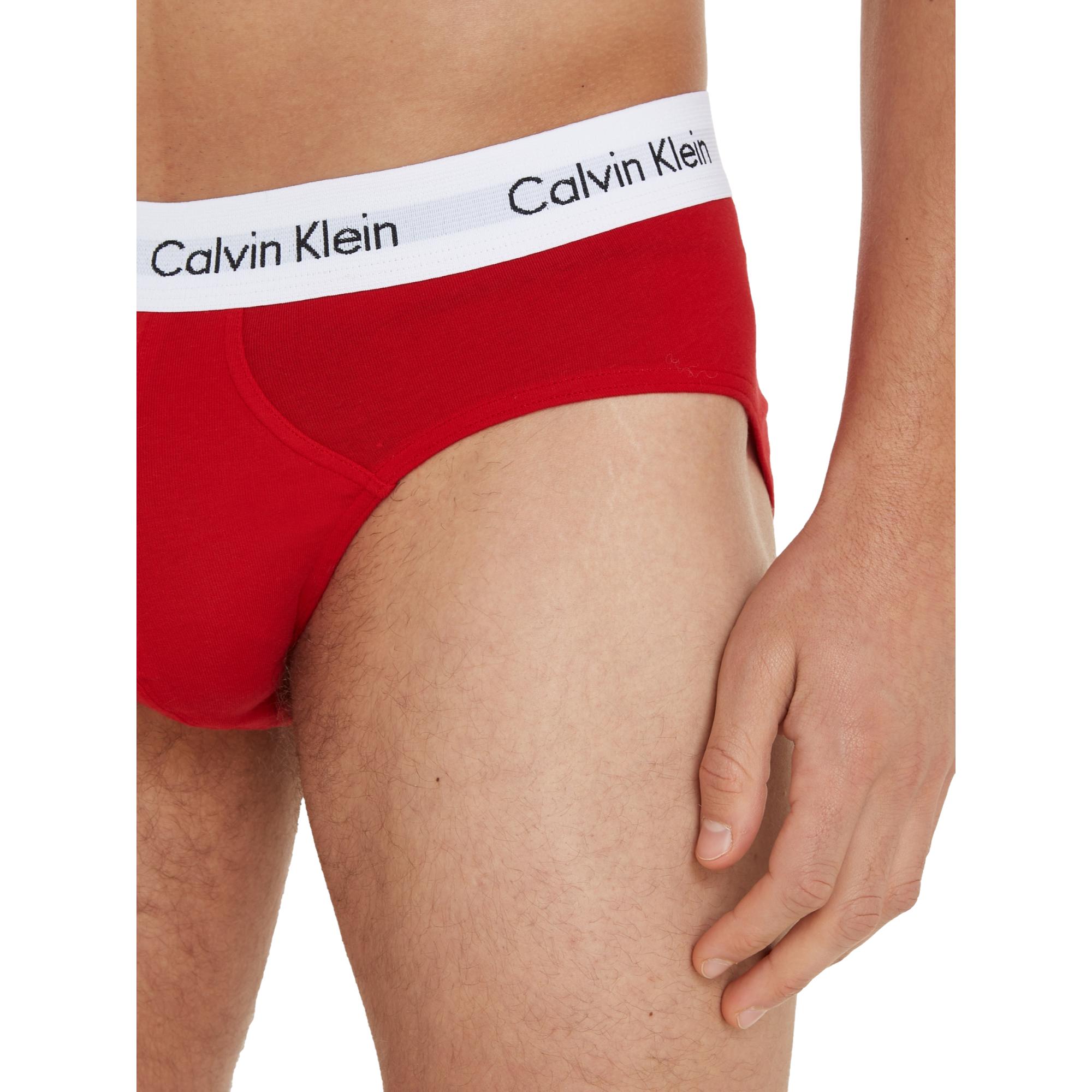 Calvin Klein Cotton Stretch Hip Brief 3-Pack White
