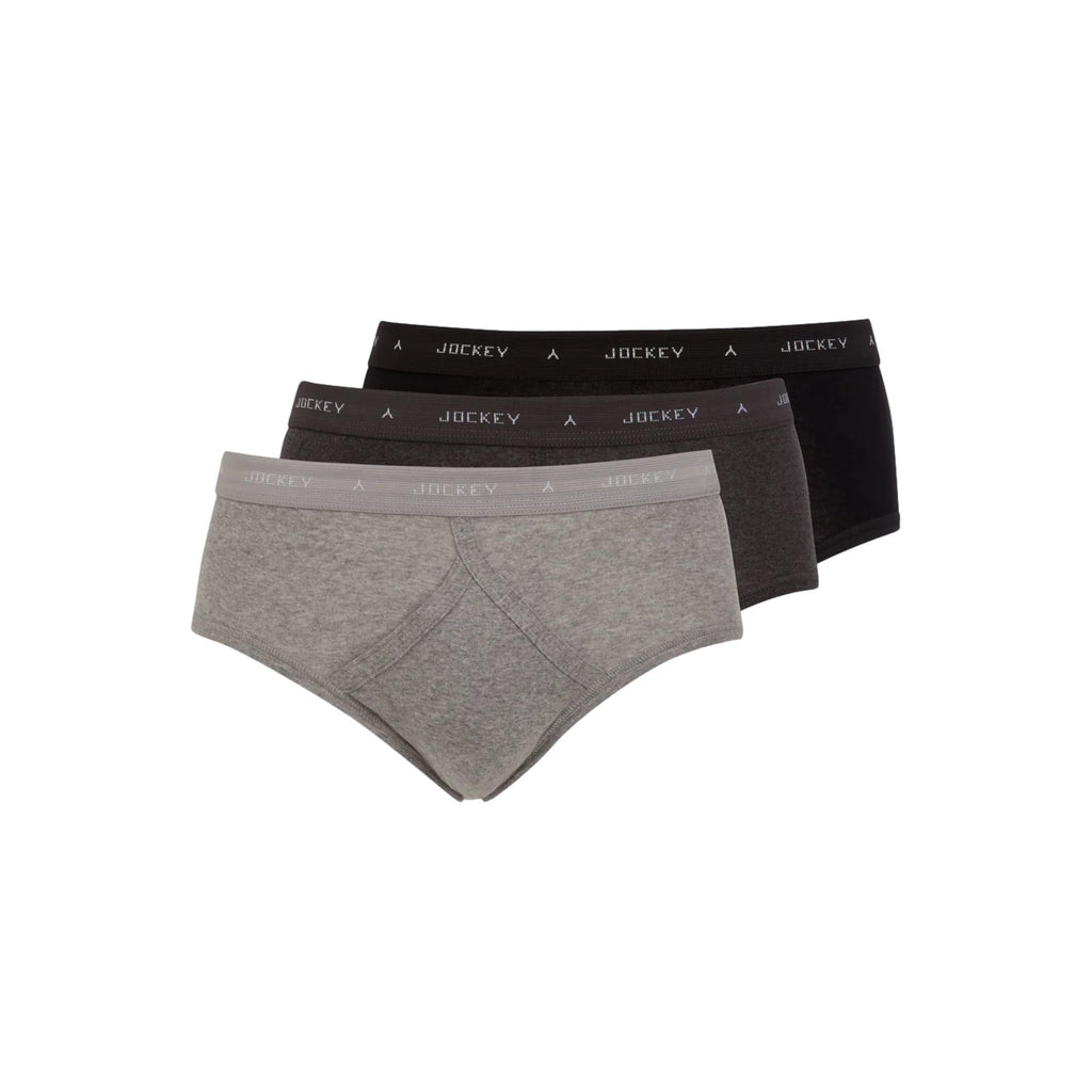 Jockey Men's Underwear Casual Cotton Stretch Brief - 3 Pack, Cross Hatch  Dot/Fresh Pistachio/Taffy Camo, XL