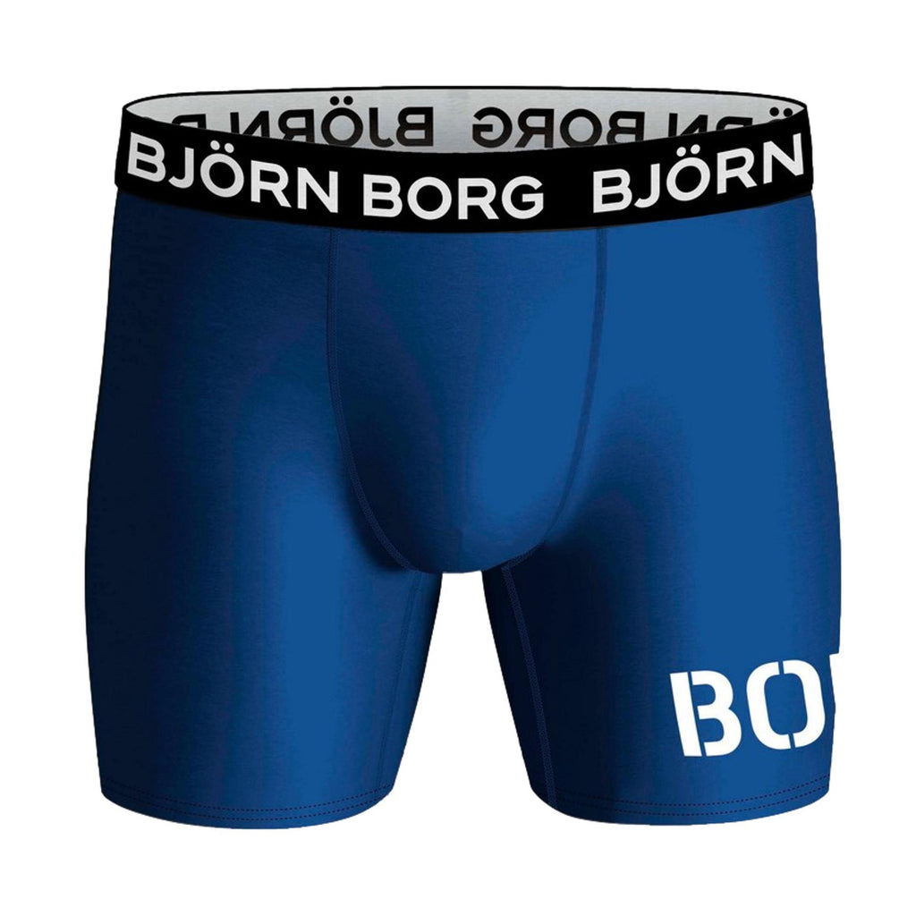 Bjorn Borg Performance Boxer - Nautical Blue - Utility Bear