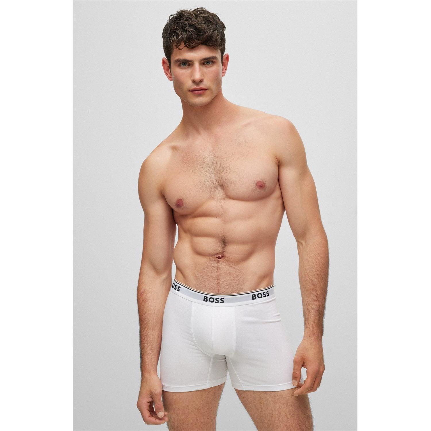 Boxer Tommy Hilfiger Blanco BOSS Calzoncillos Para Hombre, Lote De