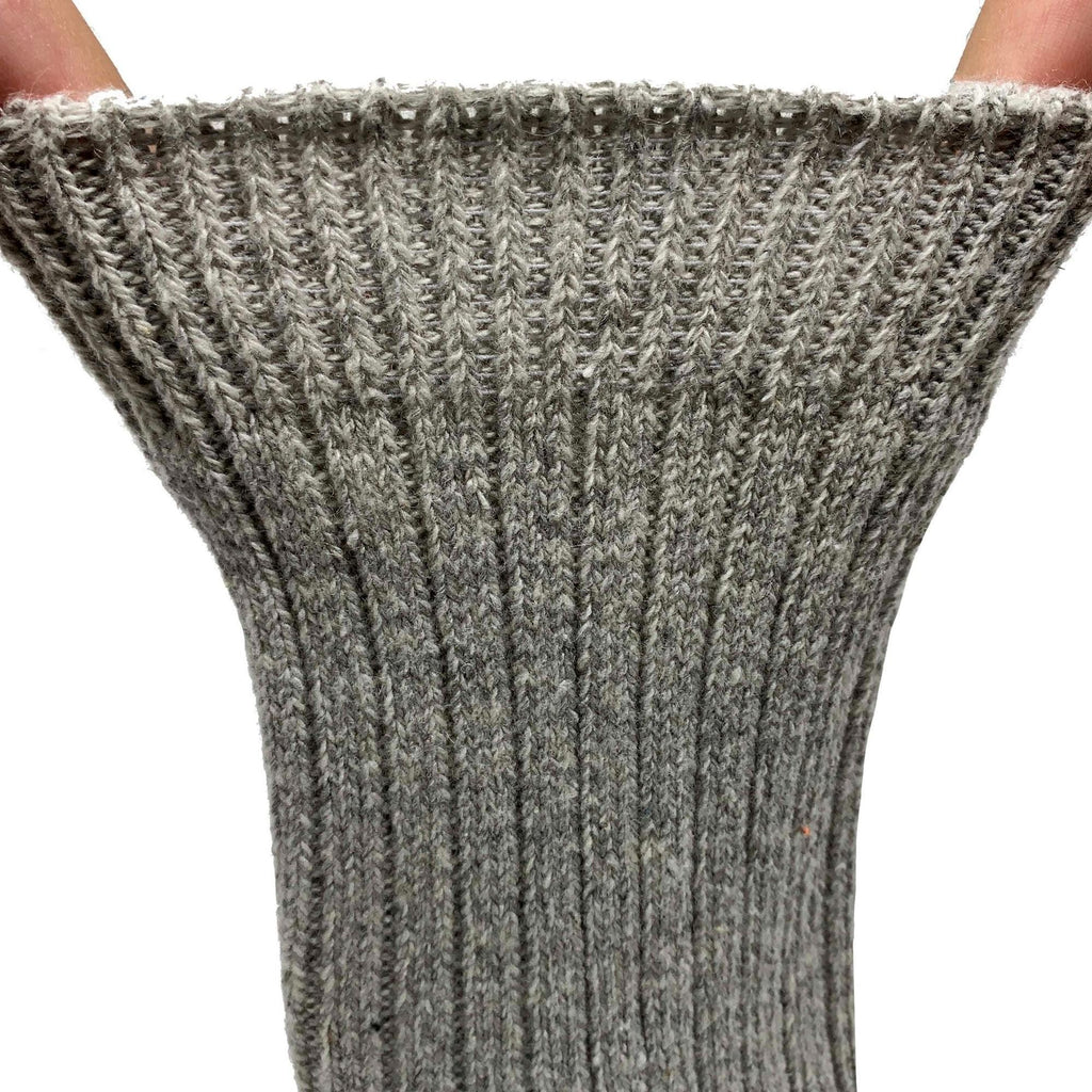 Bramble Ladies Wool Blend Socks 3 Pack - Grey Mix - Utility Bear