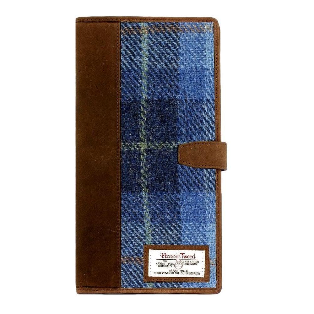 British Bag Company Castlebay Ladies Harris Tweed Travel Document Wallet - Utility Bear
