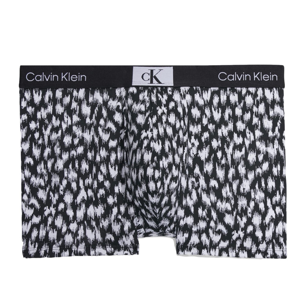 Calvin Klein 1996 Cotton Stretch Trunk - Blurred Leopard Print Black - Utility Bear