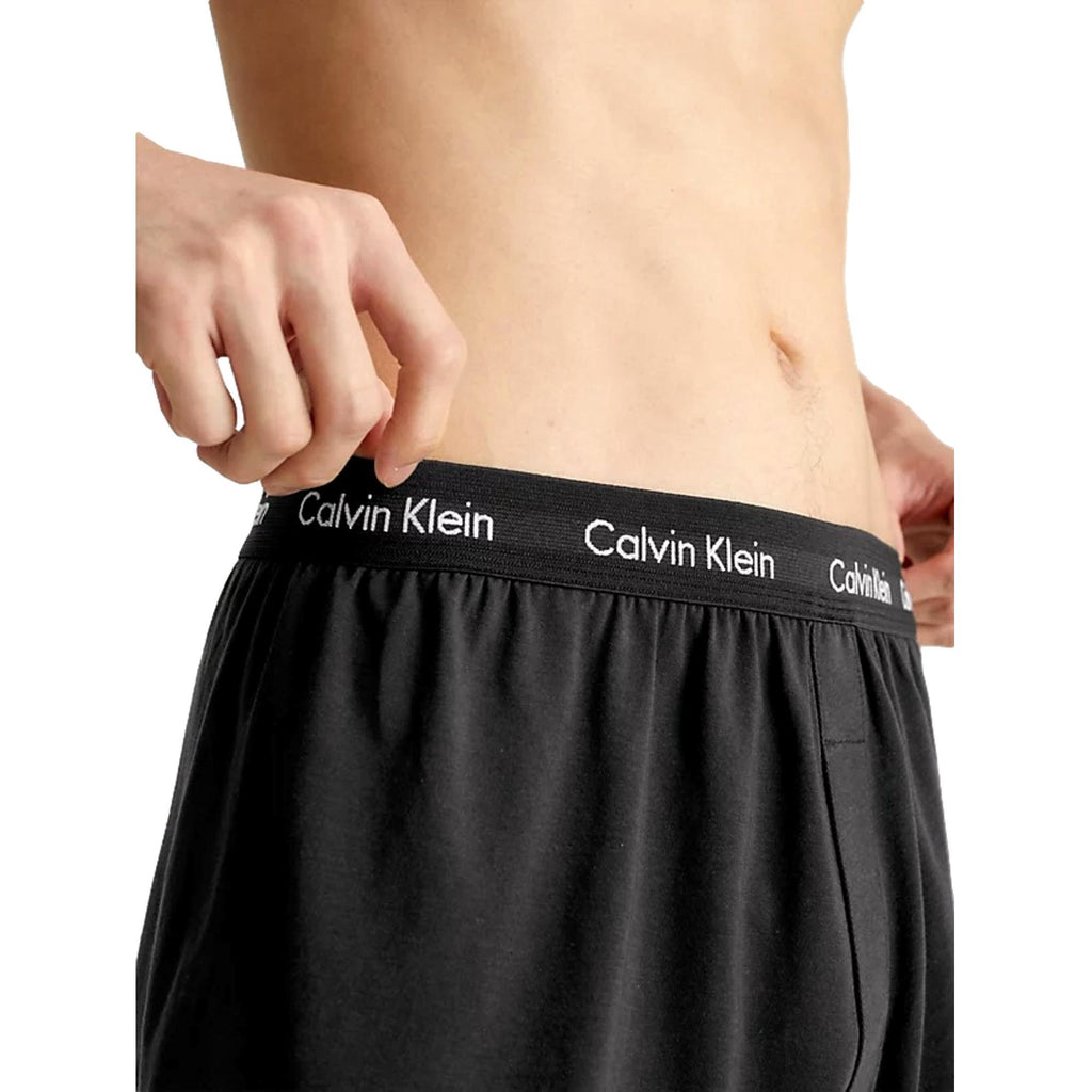 Calvin Klein 2 Pack Cotton Stretch Trunks - Black - Utility Bear