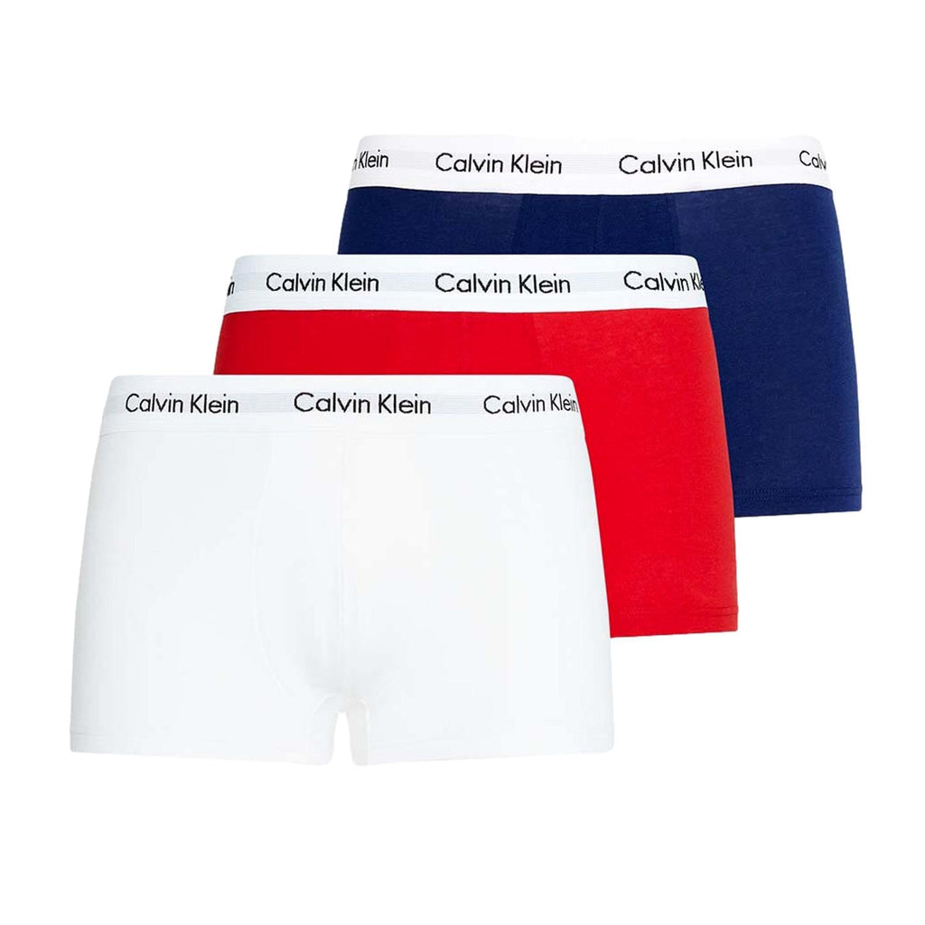 Calvin Klein Modern Cotton Stretch Trunks, Raspberry Blush Multi -  McElhinneys