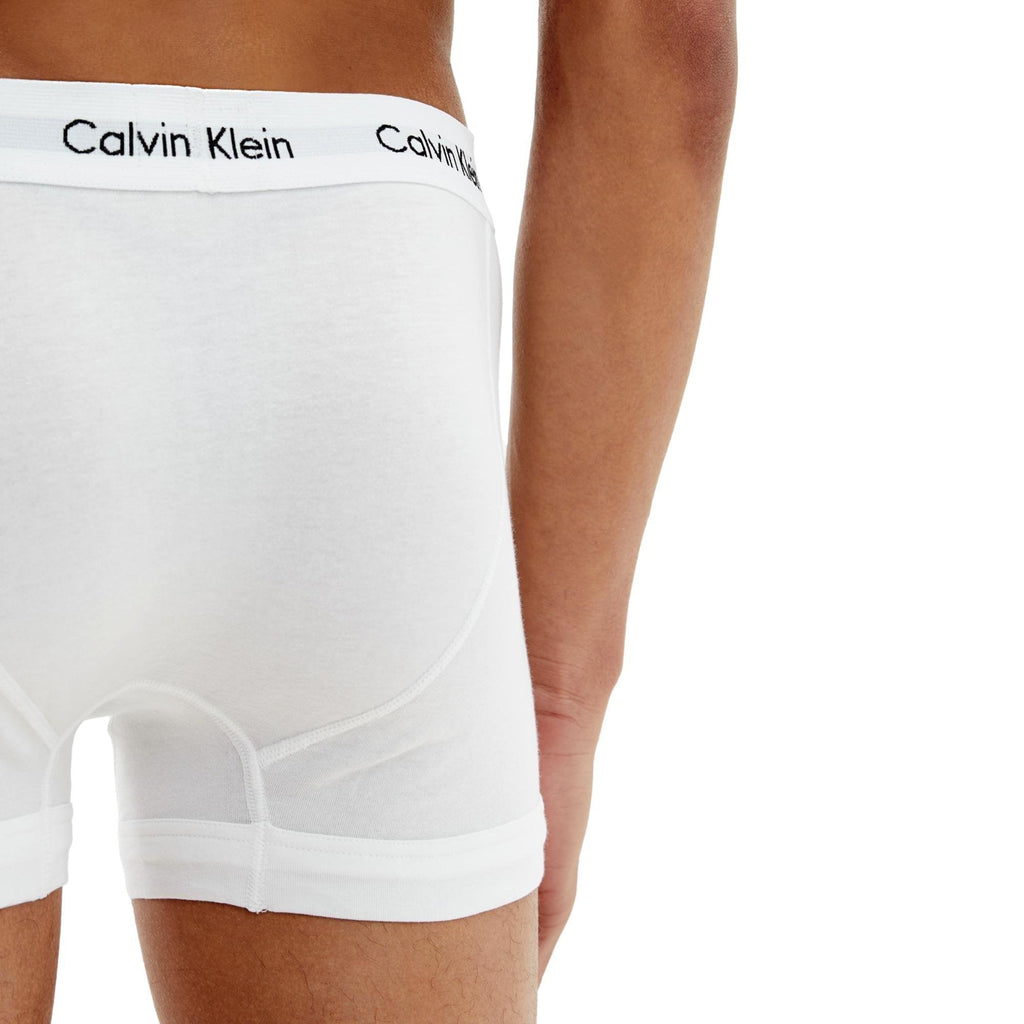 Calvin Klein 3 Pack Cotton Stretch Trunks - Red/Blue/White - Utility Bear