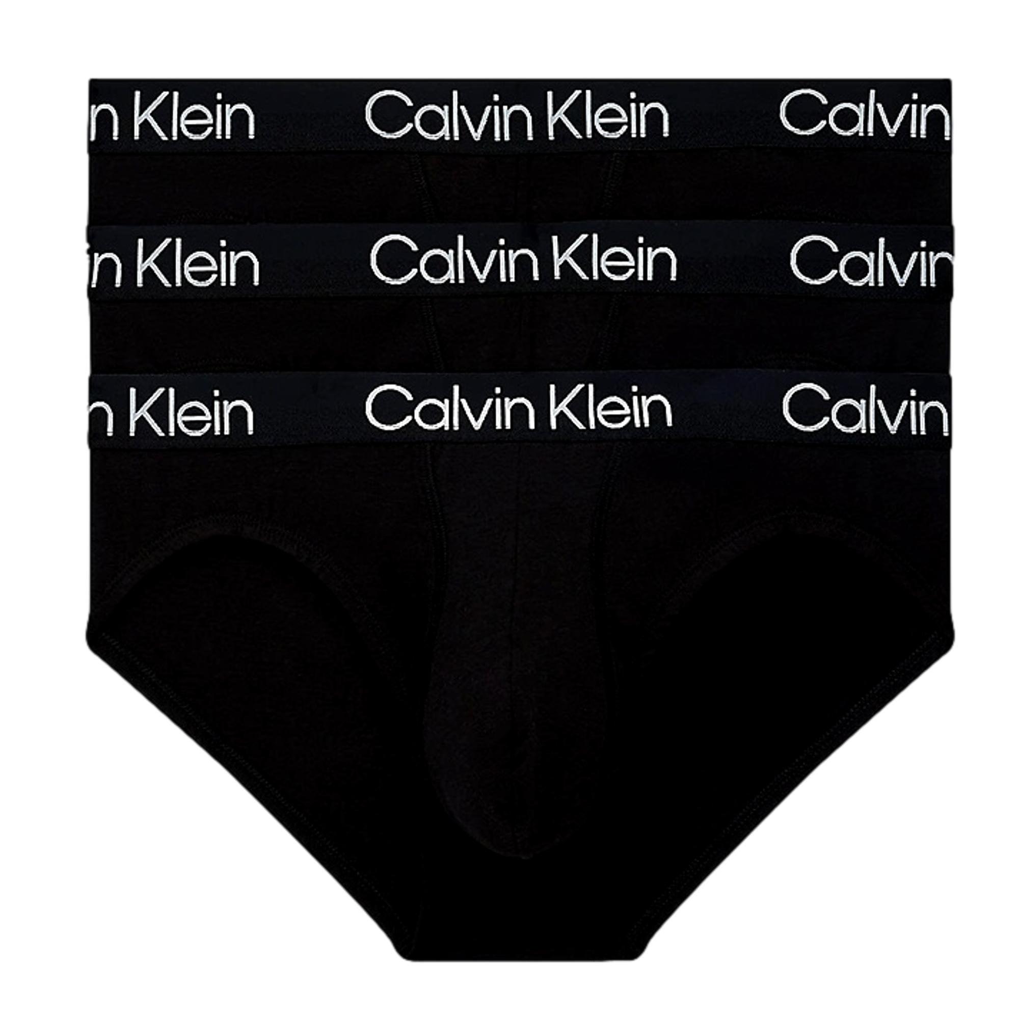Calvin Klein 3 Pack Modern Structure Hip Brief - White/Black/Grey