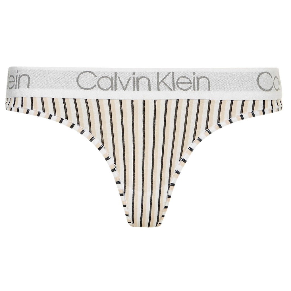 Calvin Klein Body Thong - Gradient Stripe Beechwood - Utility Bear