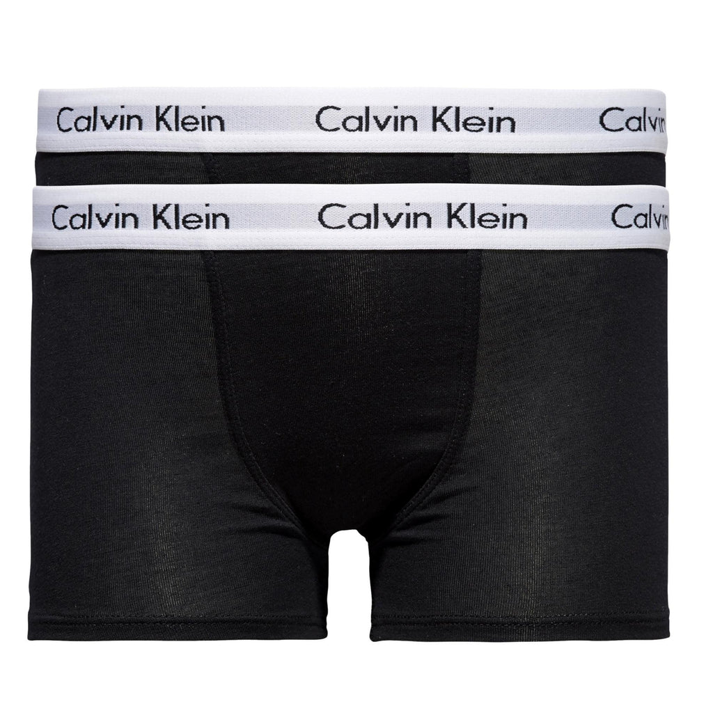 Calvin Klein Boys 2 Pack Modern Cotton Boxer Trunks - Black - Utility Bear