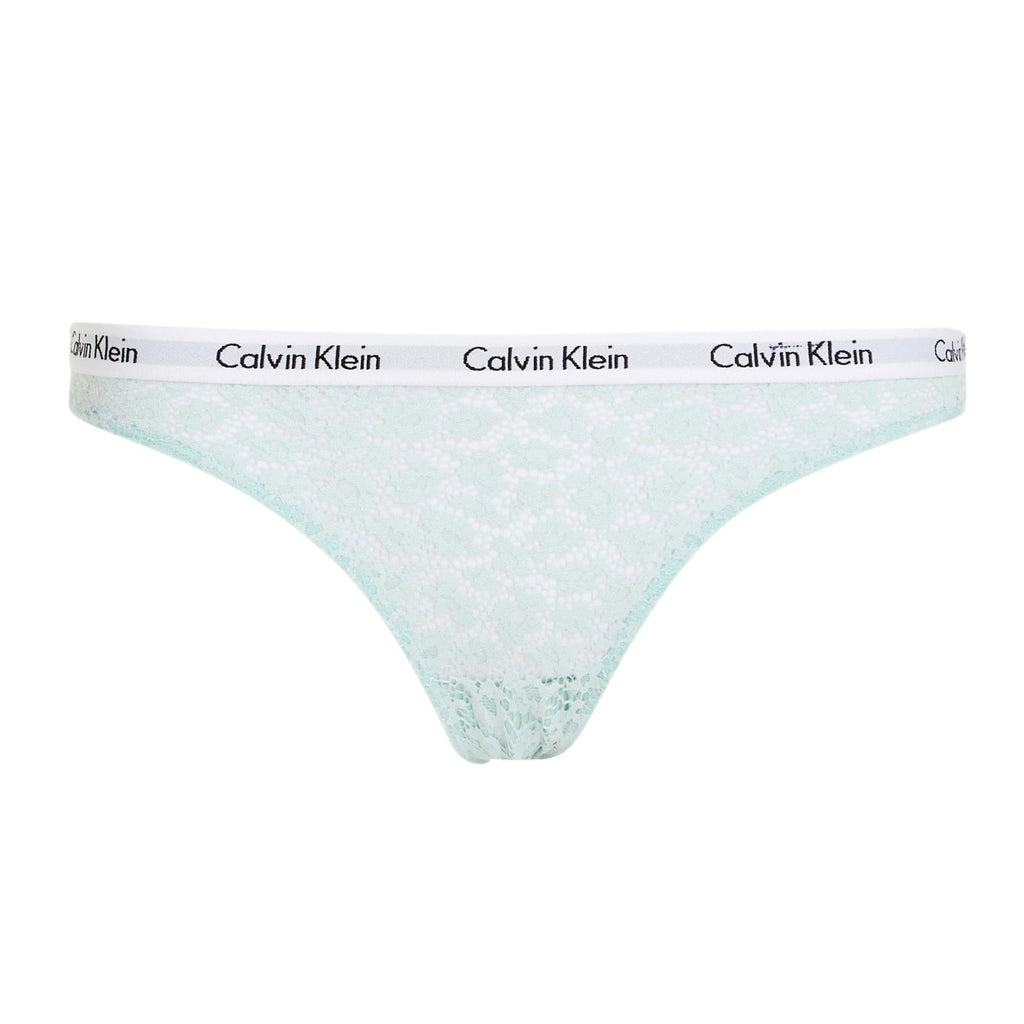 Calvin Klein Carousel Lace Bikini - Aqua Blue - Utility Bear