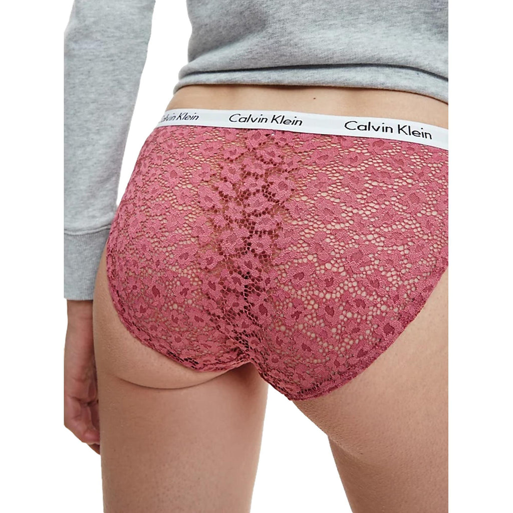 Calvin Klein Carousel Lace Bikini - Raspberry Blush - Utility Bear