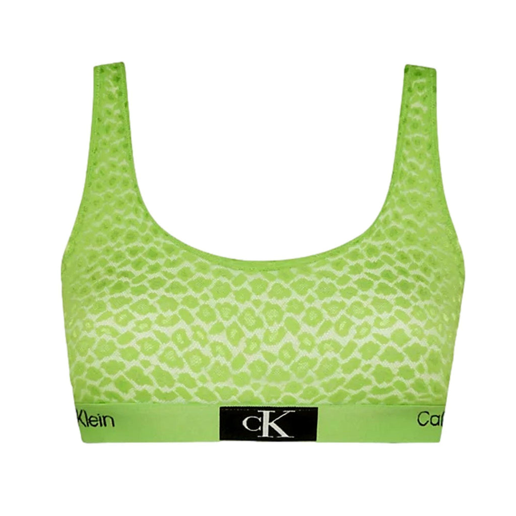 Calvin Klein CK96 Lace Bralette - Fabulous Green - Utility Bear