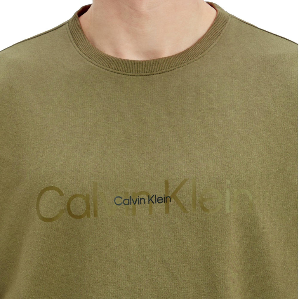 Calvin Klein Embossed Icon Sweatshirt - Napa - Utility Bear