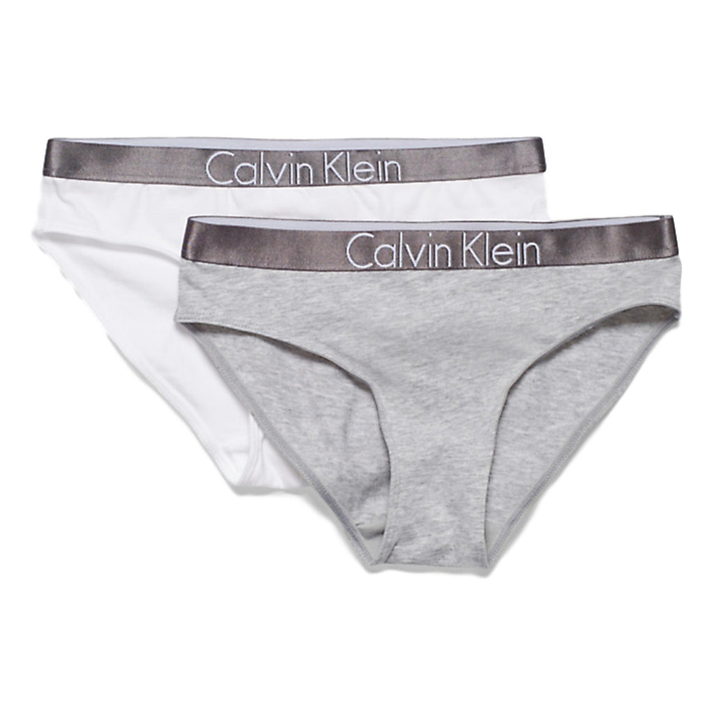 Calvin Klein Underwear WOMEN LINER LOGO HAILEY 2 PACK - Trainer socks -  grey combo/grey 