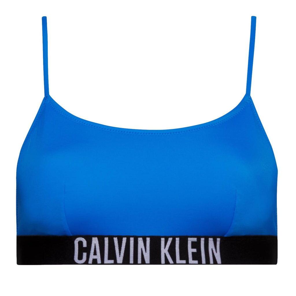 Calvin Klein Intense Power Bikini Swim Top - Dynamic Blue - Utility Bear