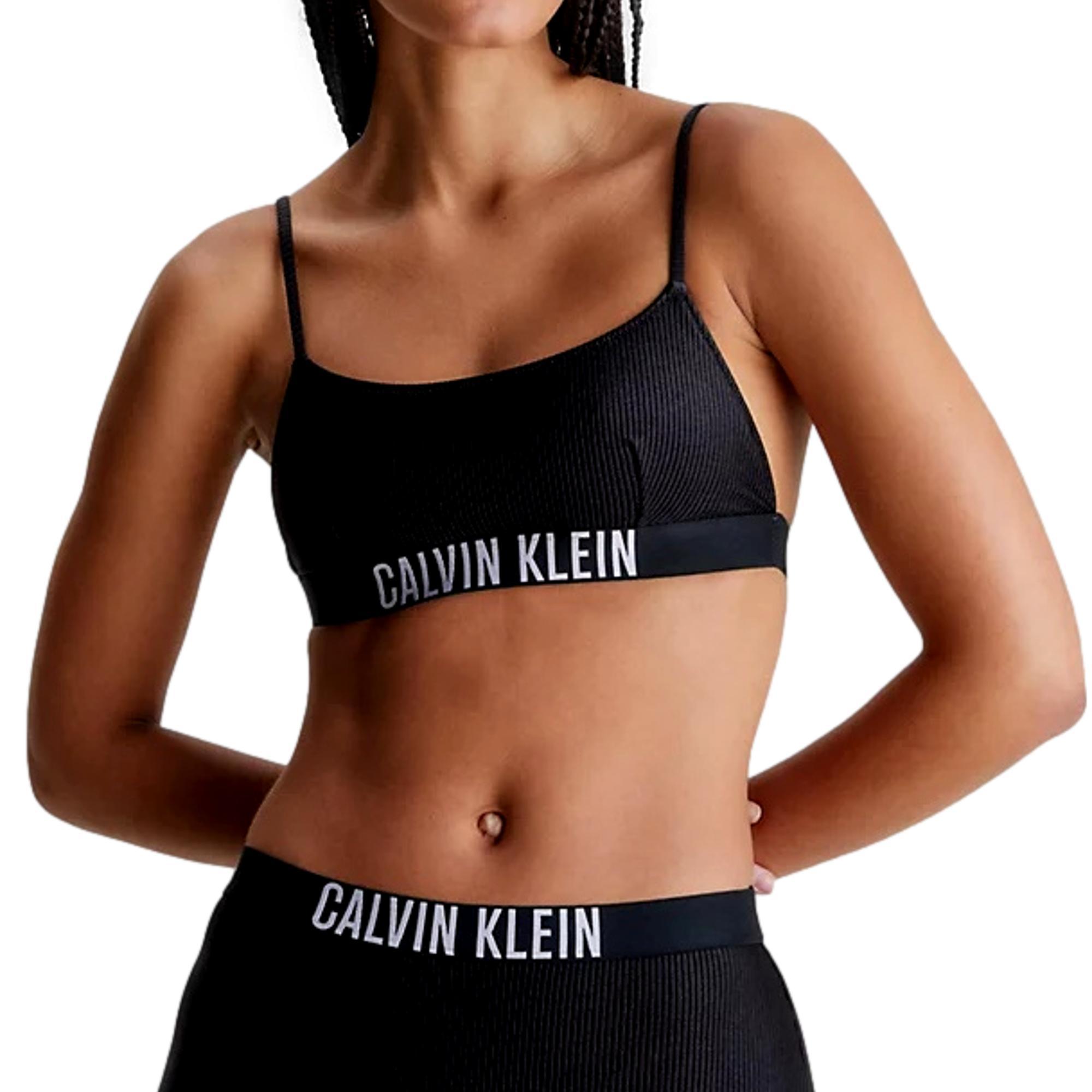 Calvin Klein Intense Power Bikini Top - Black - Utility Bear