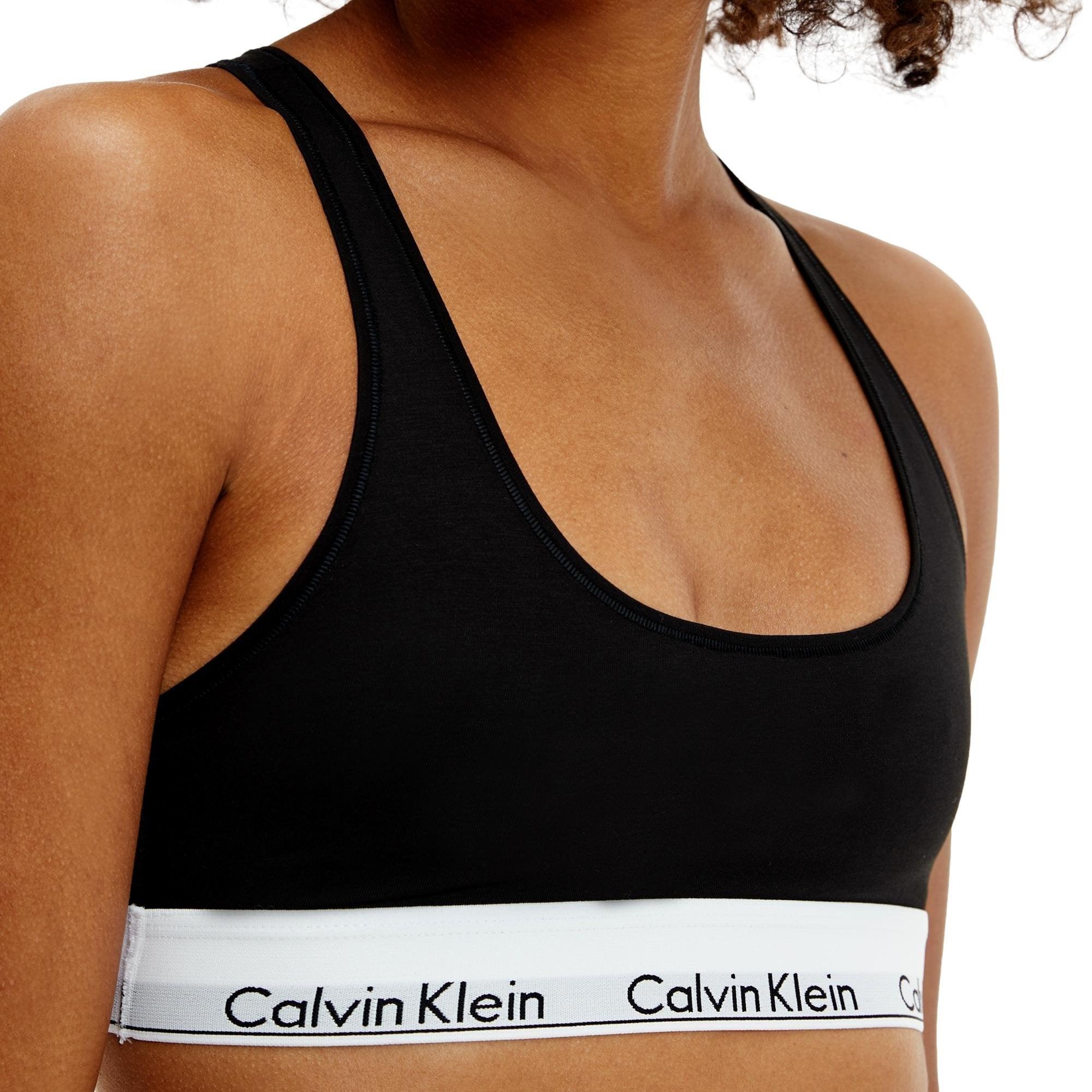 Calvin Klein Modern Cotton Bralette - Black - Utility Bear Apparel