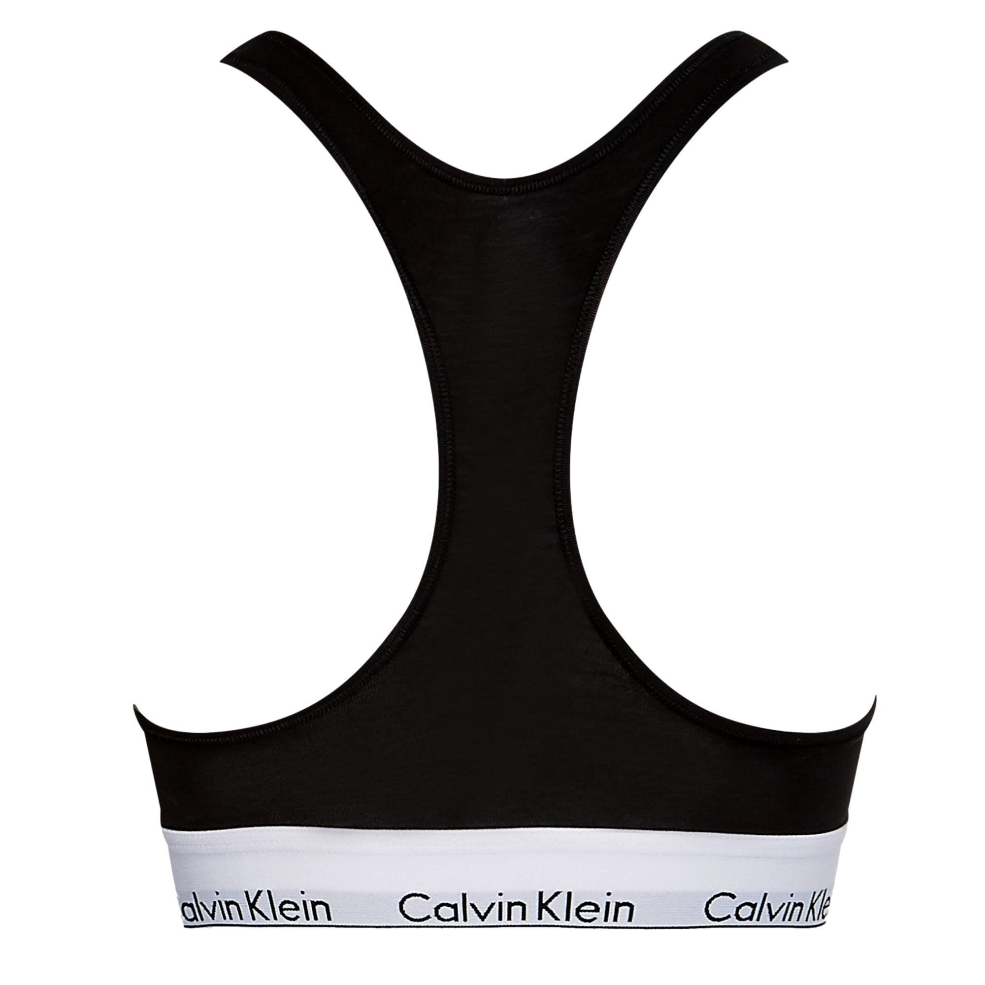 Calvin Klein Modern Cotton Bralette Lift, Black