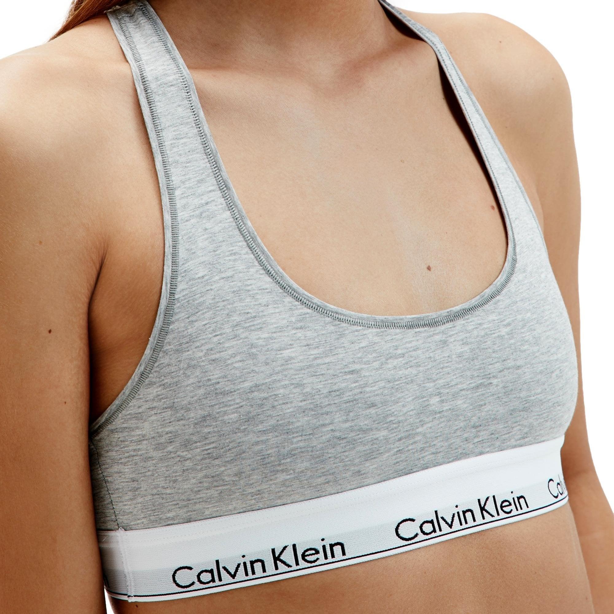 Calvin Klein Modern Cotton Bralette - Grey - Utility Bear Apparel &  Accessories