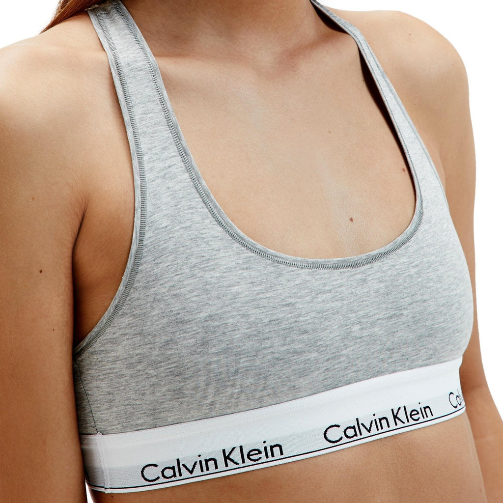 Calvin Klein Modern Cotton Bralette - Grey - Utility Bear