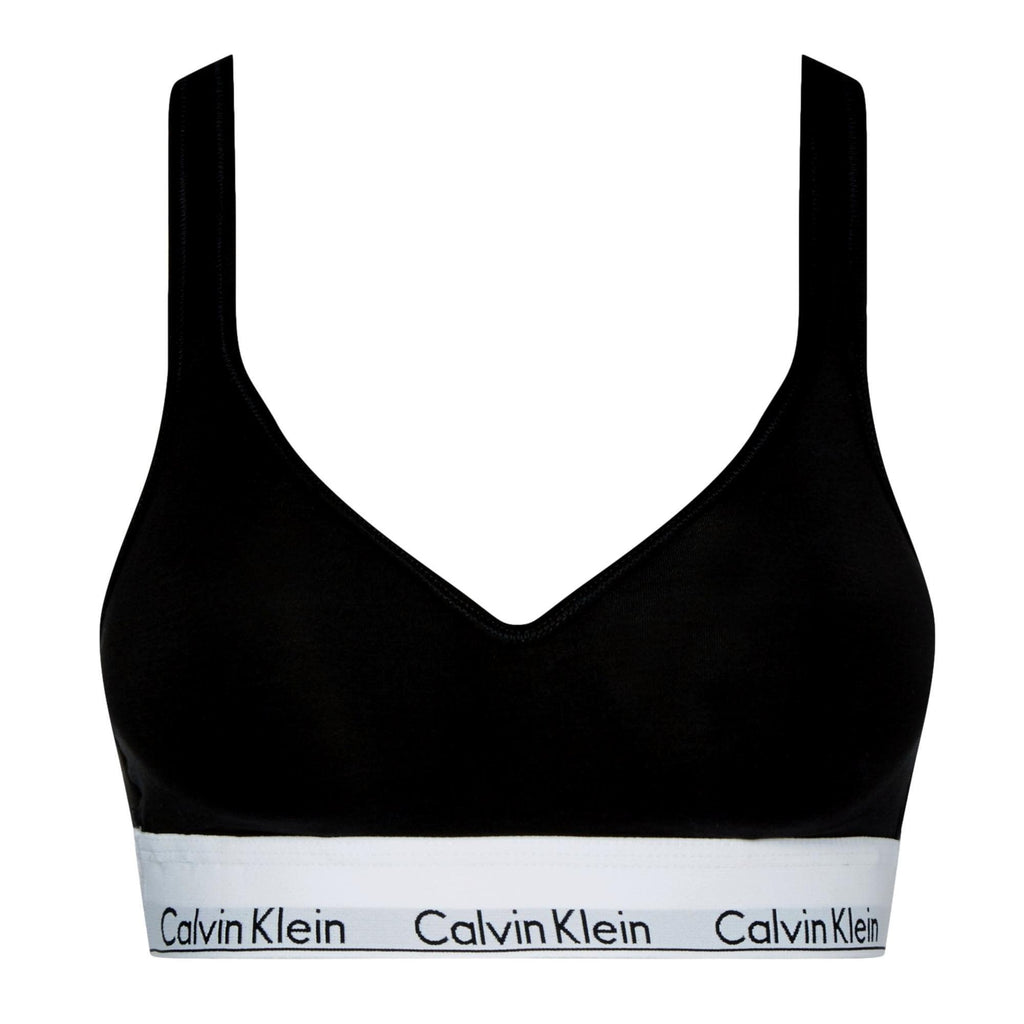 Calvin Klein Modern Cotton Bralette Lift - Black - Utility Bear