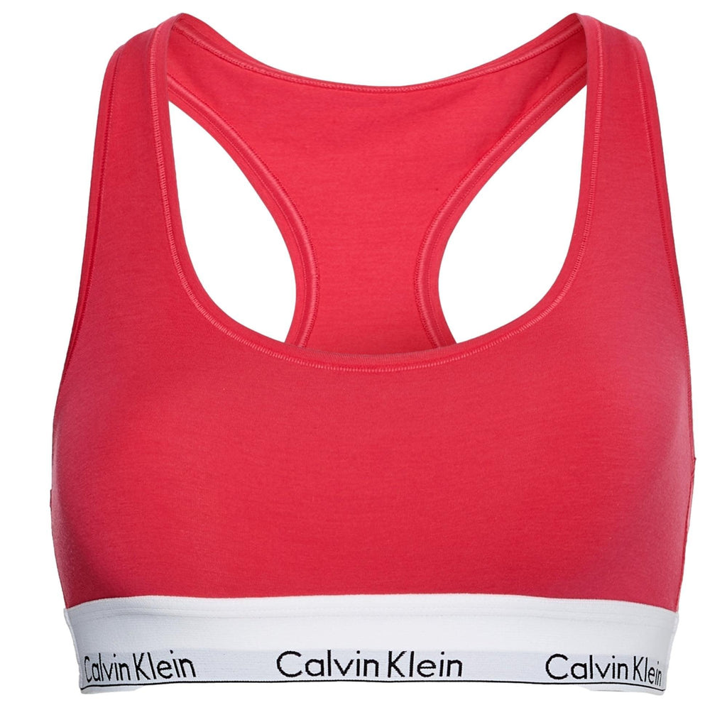 Calvin Klein Modern Cotton Bralette - Raspberry Sorbet - Utility Bear