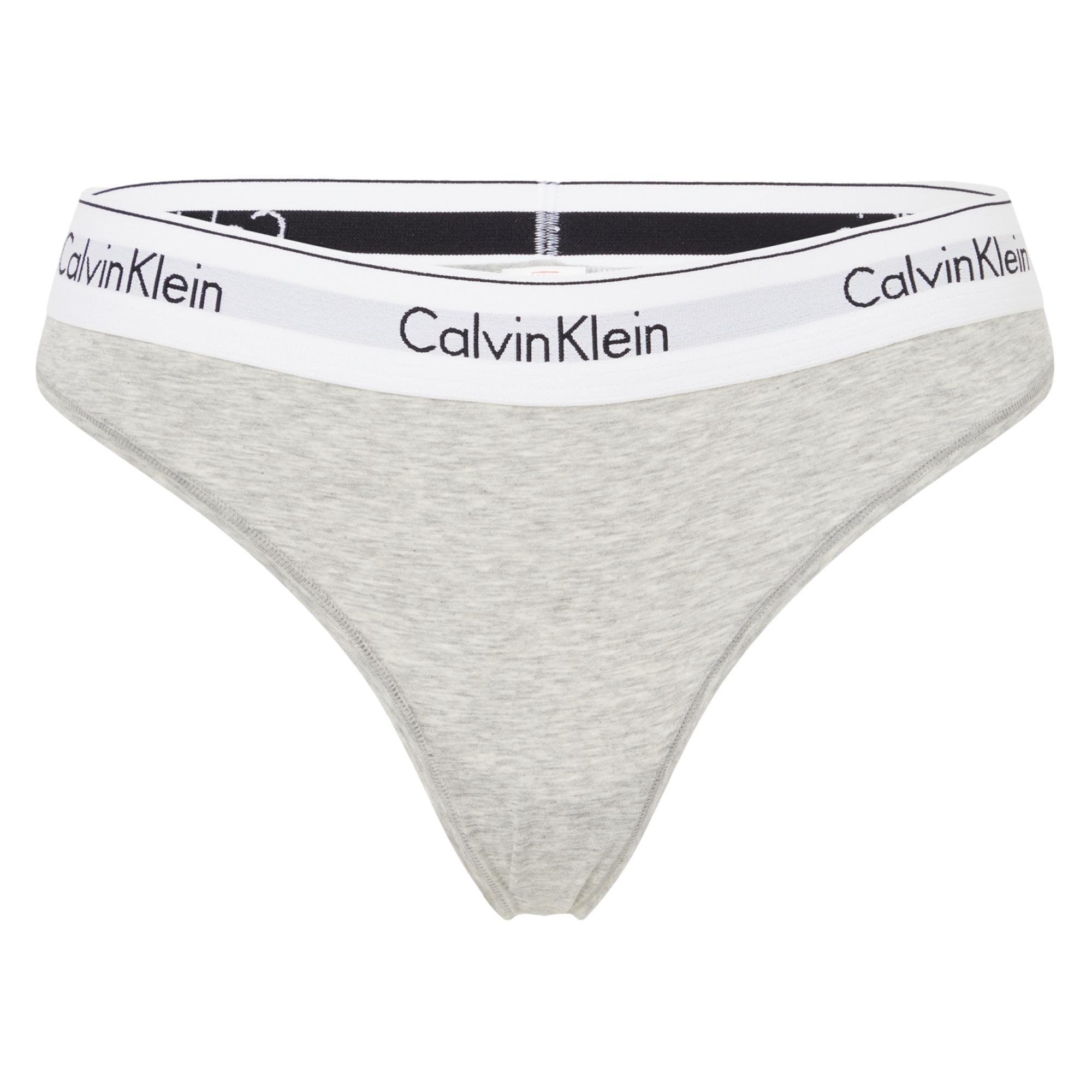 Calvin Klein Women's Brazilian Cotton Stretch Briefs, Grey, XL