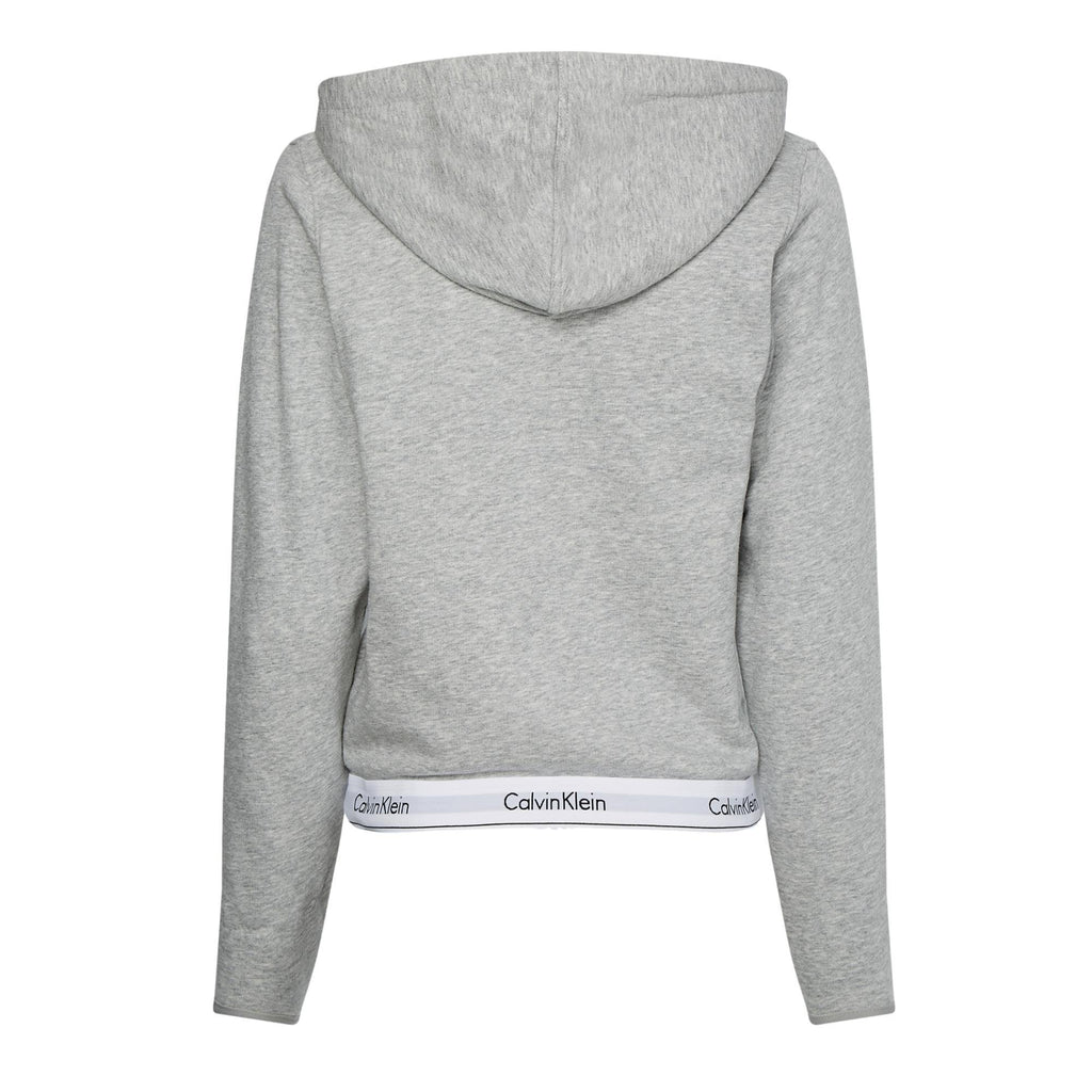 Calvin Klein Modern Cotton Full Zip Hoodie - Grey - Utility Bear