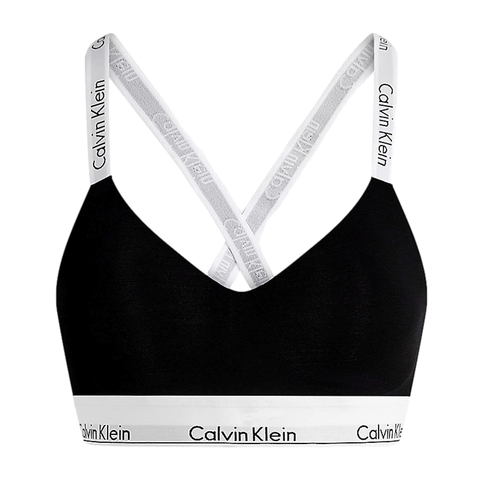 Calvin Klein Modern Cotton Lightly Lined Bralette - Black - Utility Bear  Apparel & Accessories