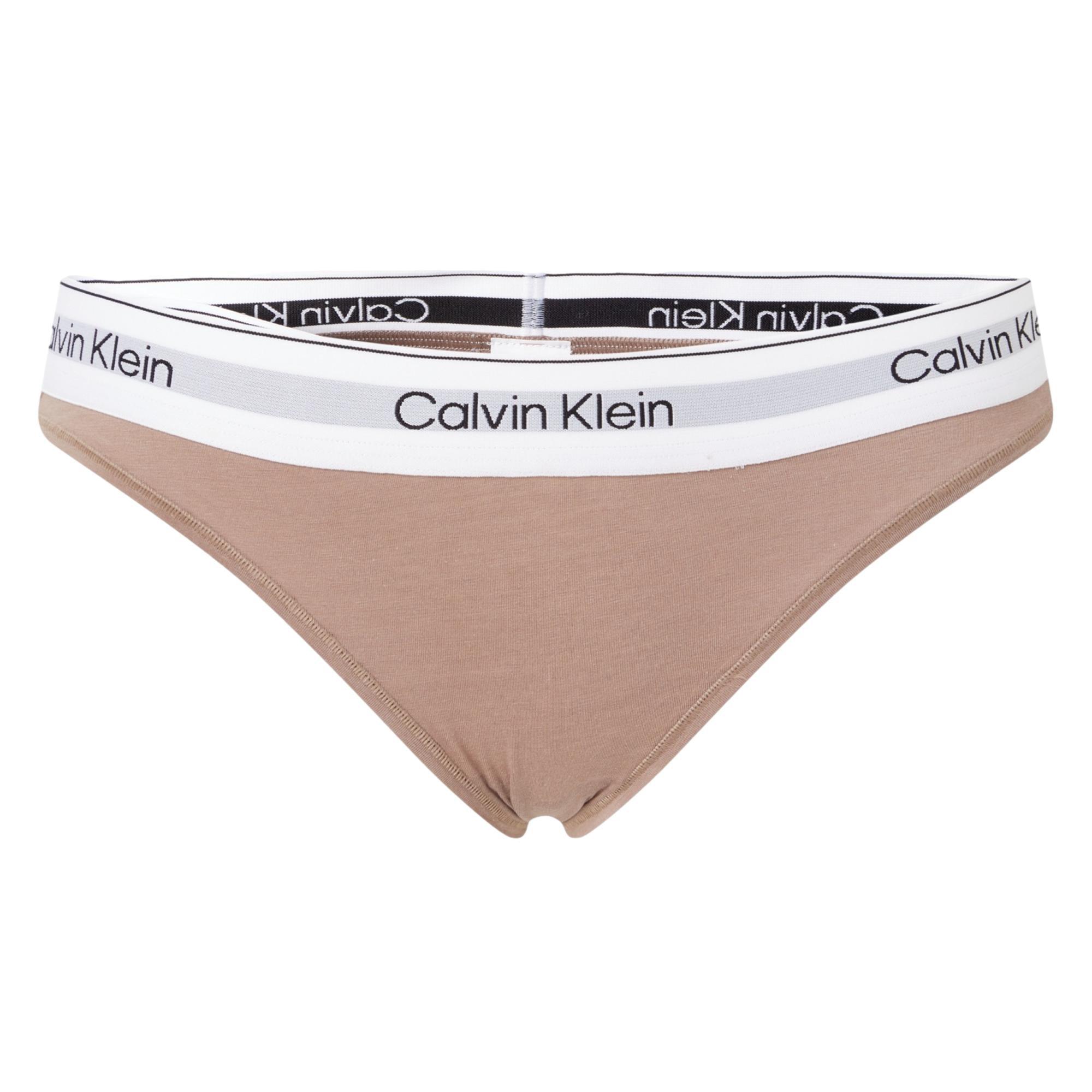 Calvin Klein Modern Cotton Naturals Bikini - Rich Taupe - Utility Bear  Apparel & Accessories