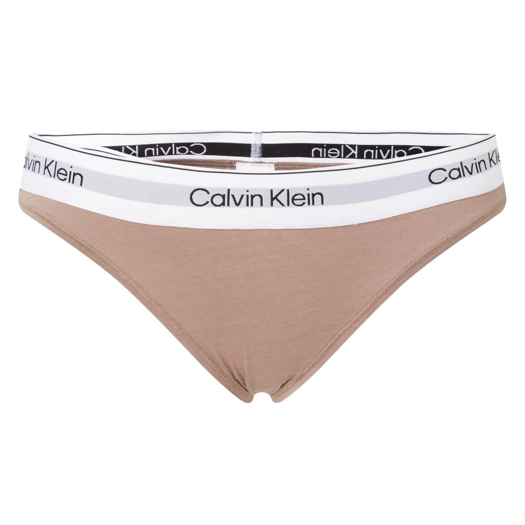 Calvin Klein Modern Cotton Naturals Bikini - Rich Taupe - Utility Bear