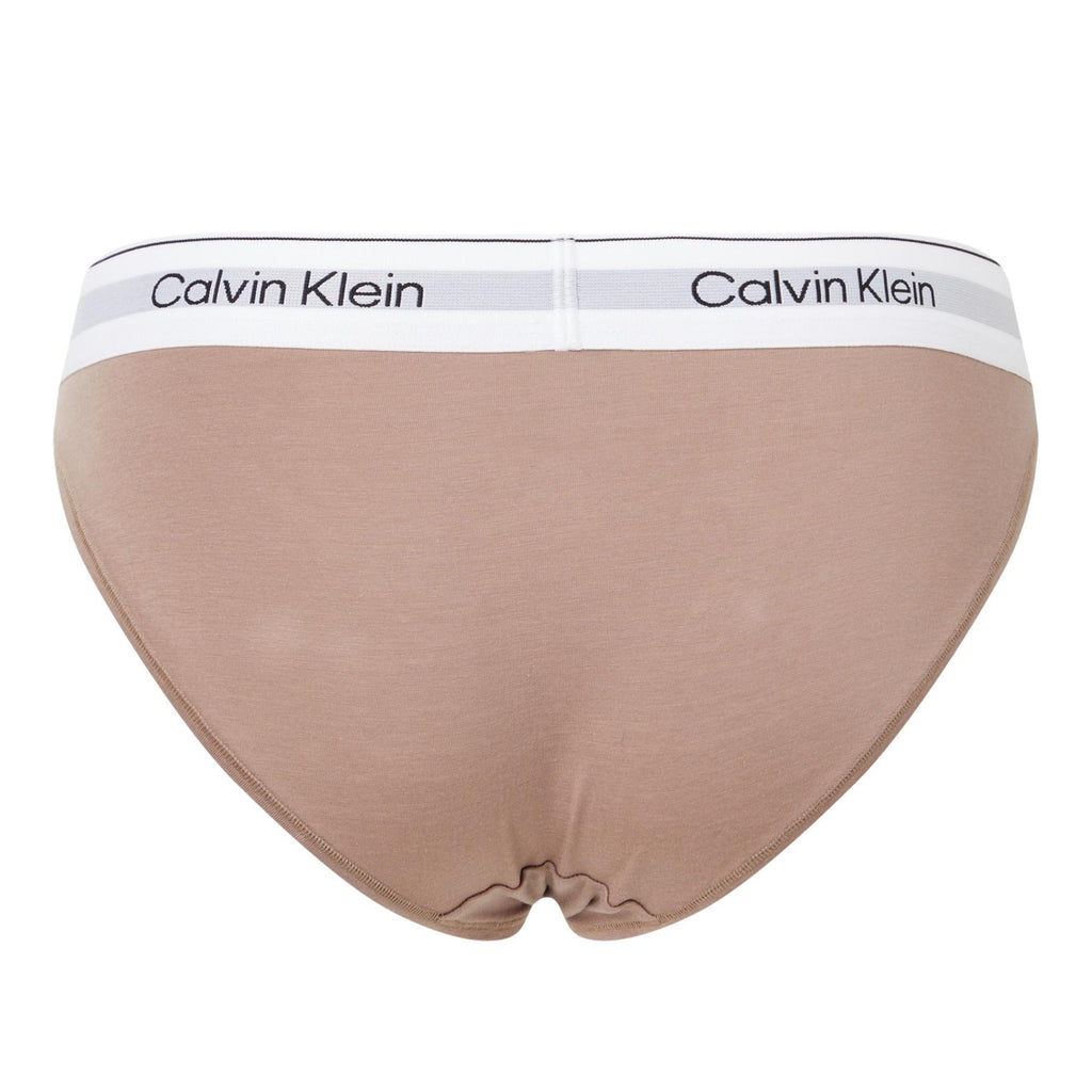 Calvin Klein Modern Cotton Naturals Bikini - Rich Taupe - Utility Bear