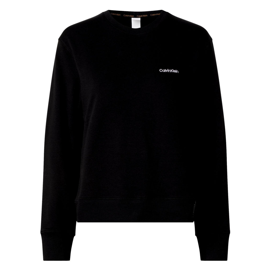 Calvin Klein Modern Cotton Sleepwear Sweatshirt - Black - Utility Bear