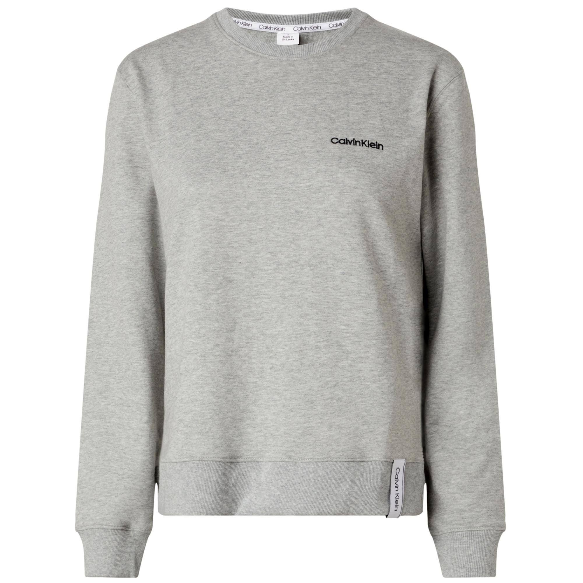Calvin Klein Modern Cotton Sleepwear & Accessories Sweatshirt Heather - - Bear Grey Apparel Utility