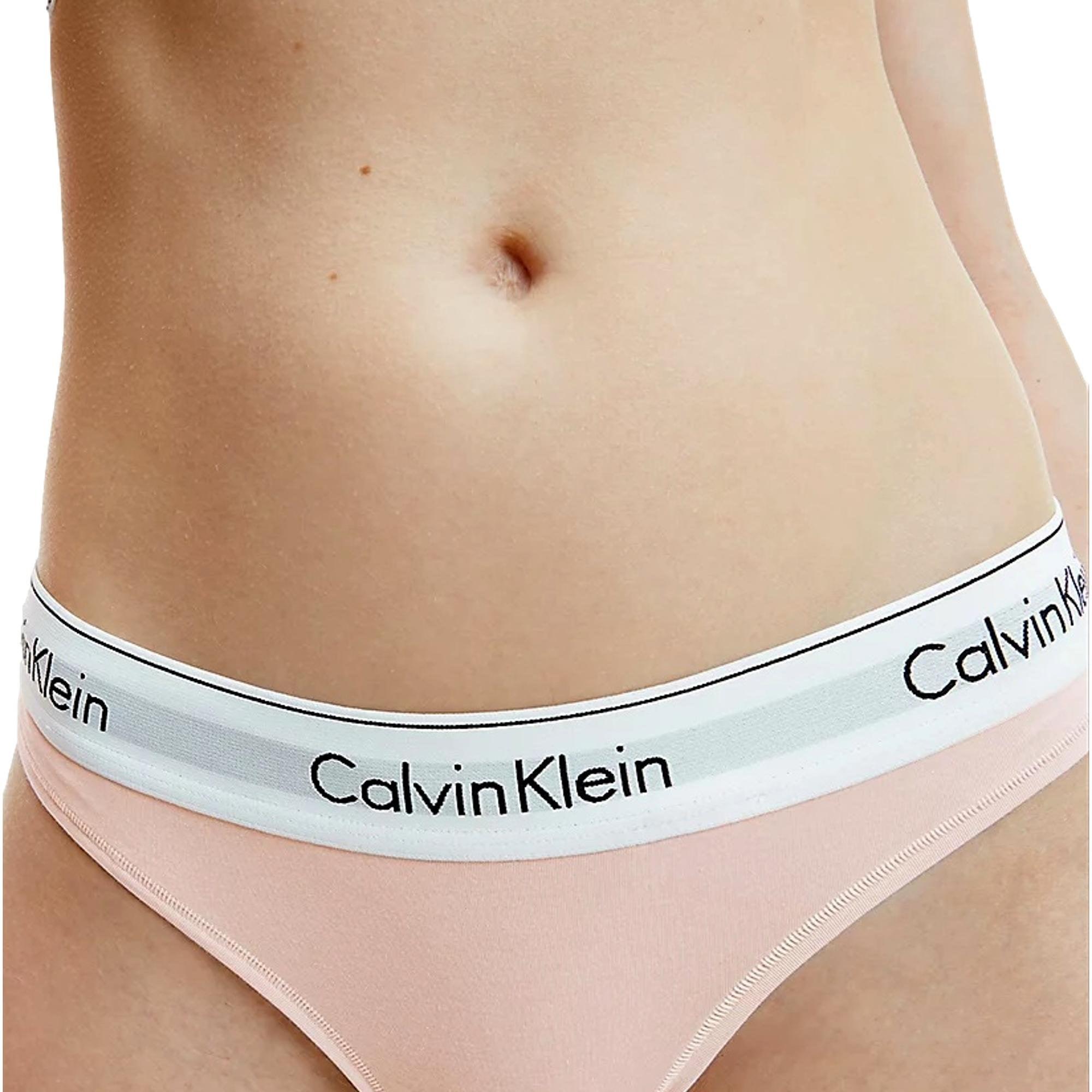 Calvin Klein Womens Modern Cotton Thong, Nymphs Thigh