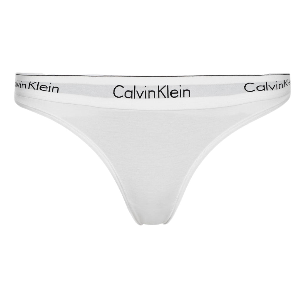Calvin Klein Modern Cotton Thong - White - Utility Bear