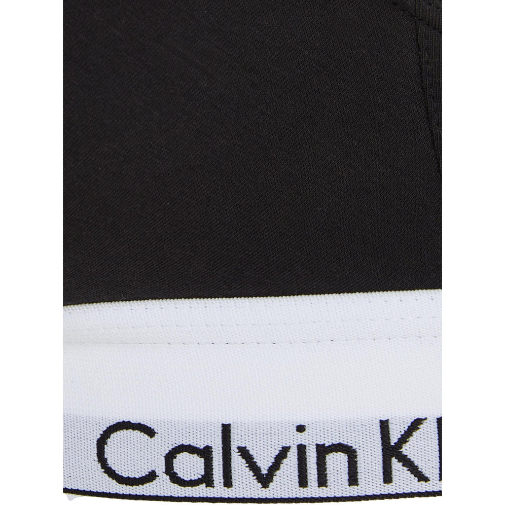 Calvin Klein Modern Cotton Unlined Triangle Bra - Black - Utility Bear