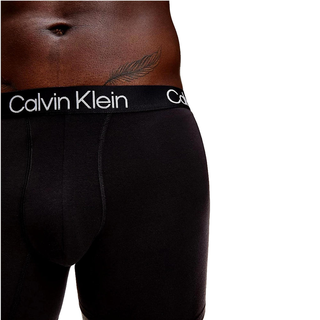 Calvin Klein Modern Structure 3 Pack Boxer Brief - Black - Utility Bear