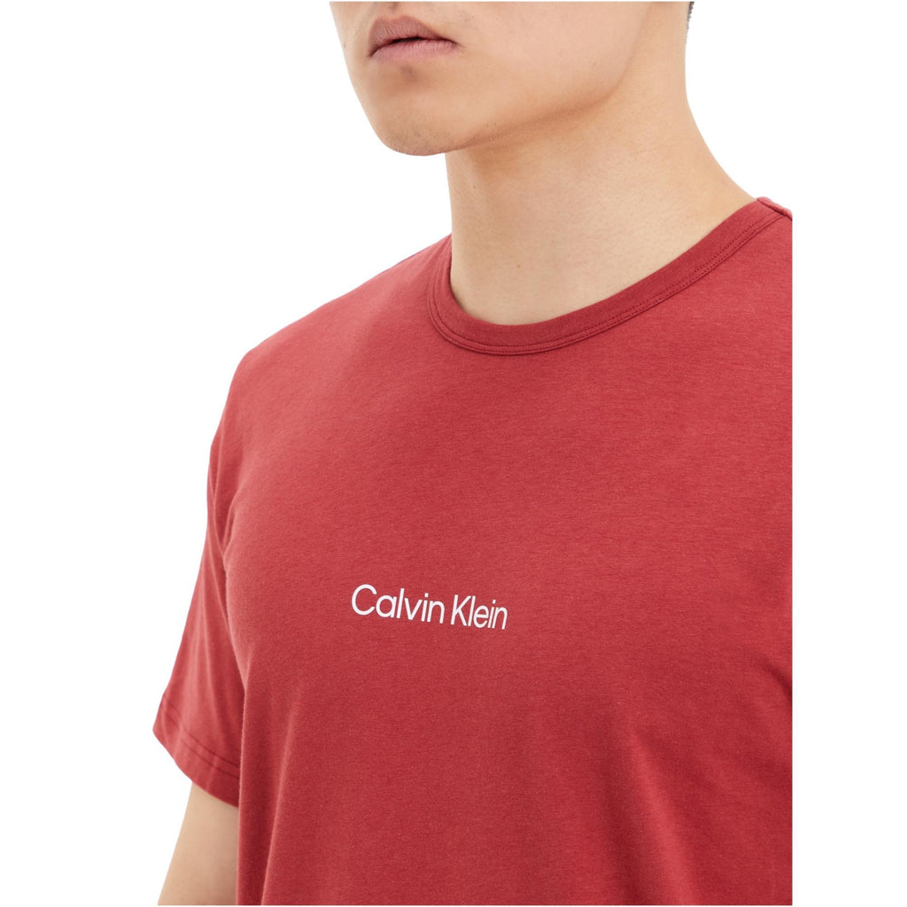 Calvin Klein Modern Structure Short Sleeve T-Shirt - Red Carpet - Utility Bear