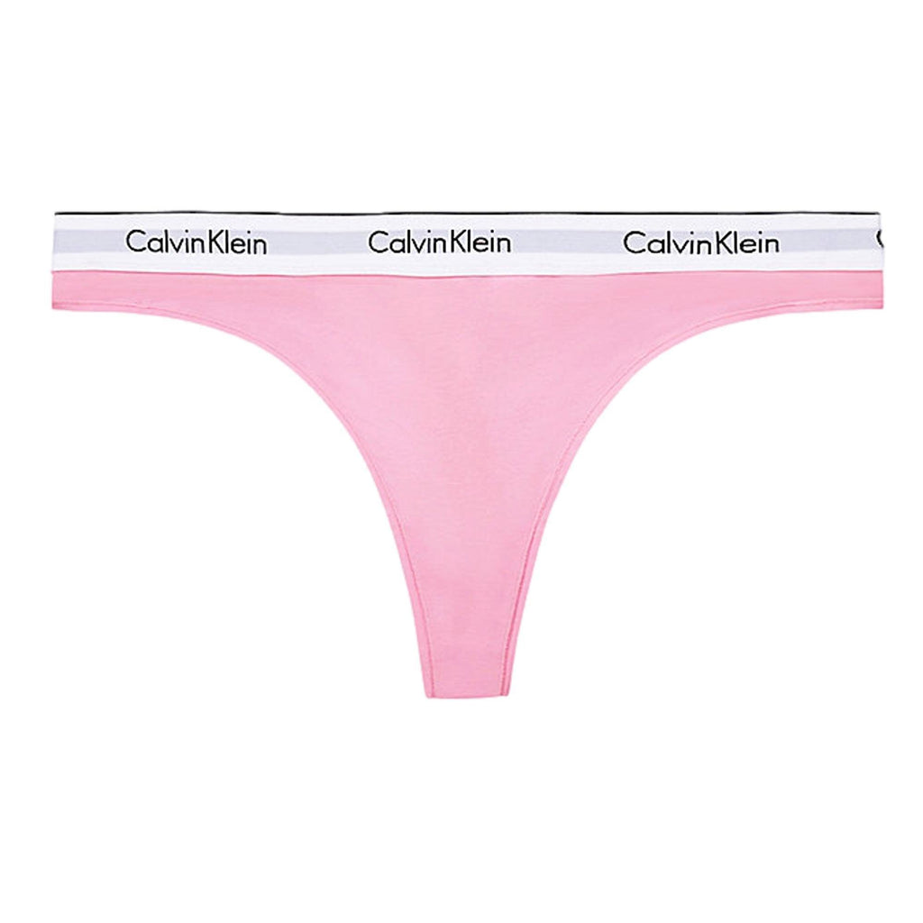 Calvin Klein Plus Size Modern Cotton Thong - Pale Orchid - Utility Bear