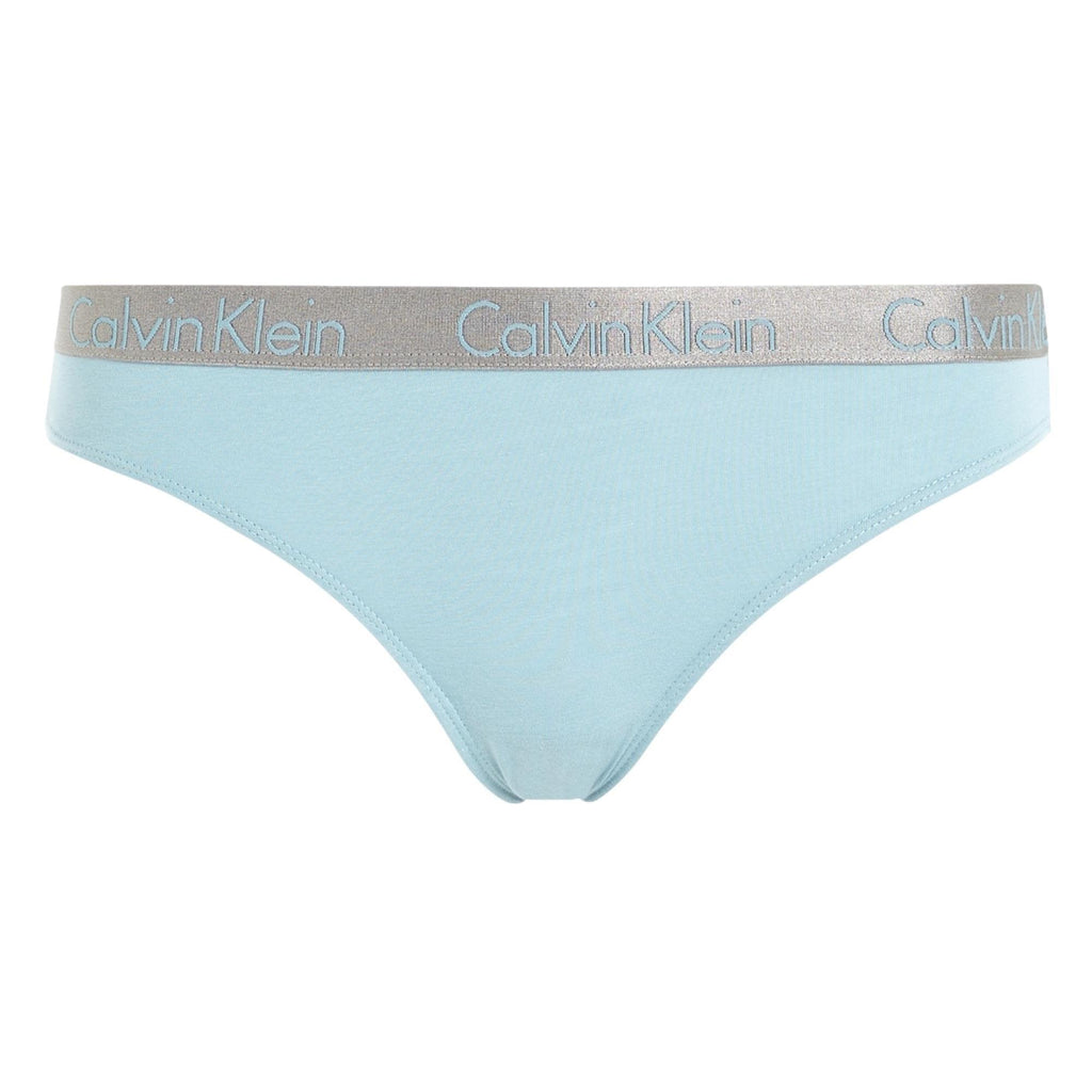 Calvin Klein Radiant Cotton Bikini - Tourmaline (Blue) - Utility Bear